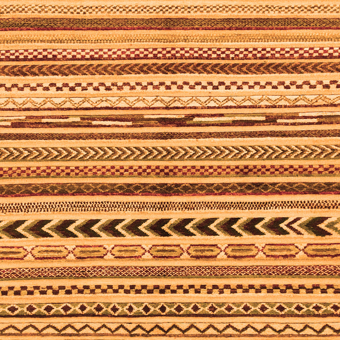 Square Abstract Orange Modern Rug, abs2302org