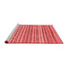 Modern Red Washable Rugs