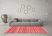 Modern Red Washable Rugs