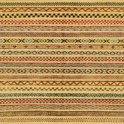 Square Abstract Red Modern Rug, abs2303