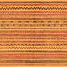 Square Abstract Orange Modern Rug, abs2303org