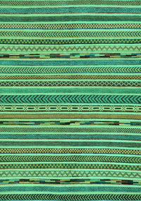 Abstract Turquoise Modern Rug, abs2304turq