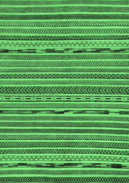 Abstract Emerald Green Modern Rug, abs2304emgrn