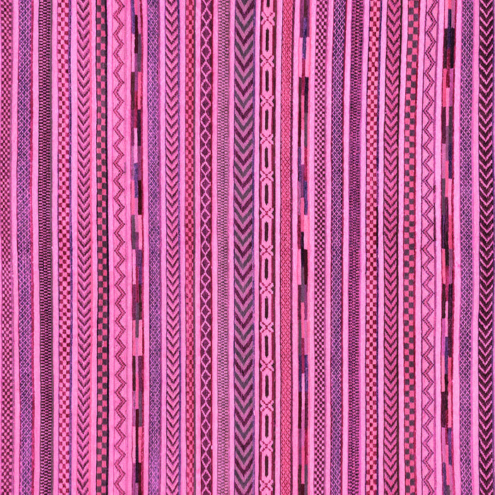 Square Abstract Pink Modern Rug, abs2304pnk