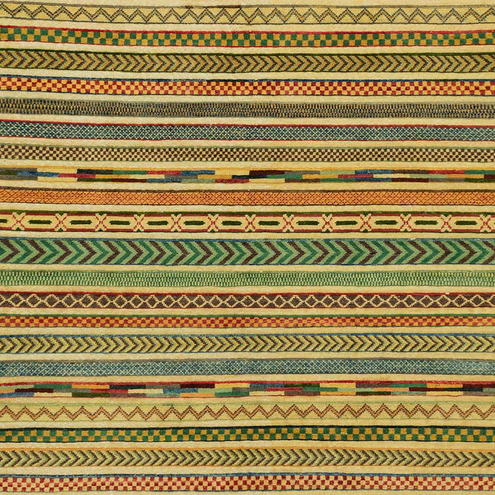 Machine Washable Abstract Gold Rug, wshabs2304