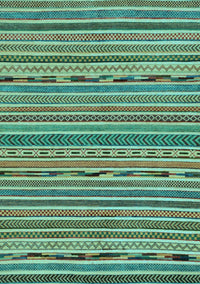 Abstract Light Blue Modern Rug, abs2304lblu