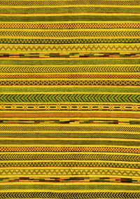 Abstract Yellow Modern Rug, abs2304yw