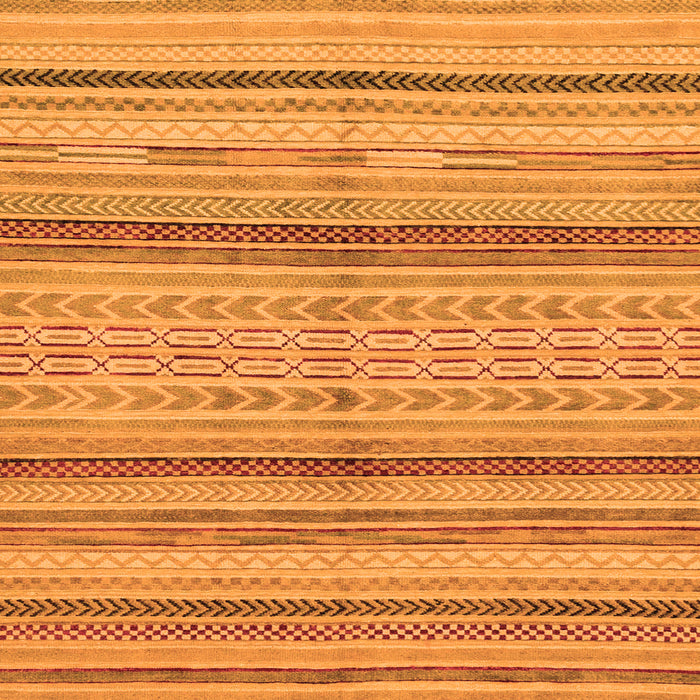 Square Abstract Orange Modern Rug, abs2305org