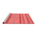 Modern Red Washable Rugs