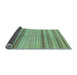 Sideview of Abstract Light Blue Modern Rug, abs2305lblu