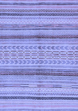 Abstract Blue Modern Rug, abs2305blu