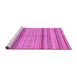 Sideview of Machine Washable Abstract Purple Modern Area Rugs, wshabs2305pur