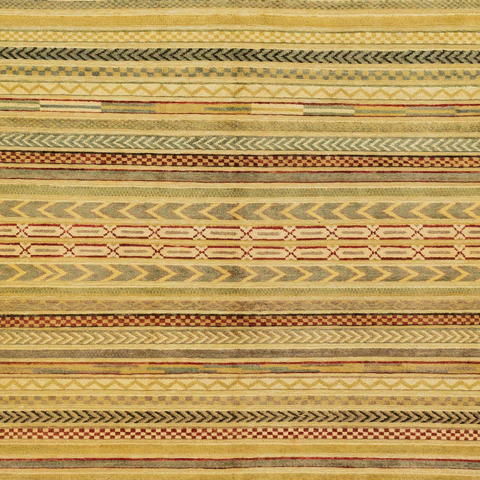 Square Abstract Sedona Brown Modern Rug, abs2305