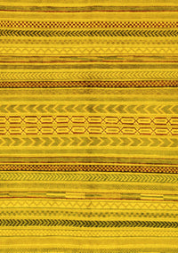 Abstract Yellow Modern Rug, abs2305yw