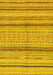 Abstract Yellow Modern Rug, abs2305yw