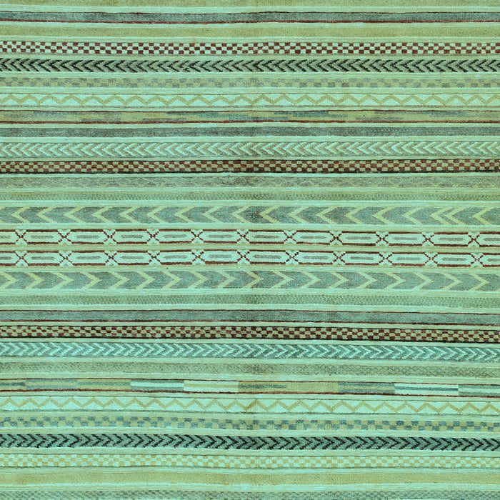 Square Abstract Light Blue Modern Rug, abs2305lblu