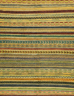 Abstract Yellow Modern Rug, abs2306