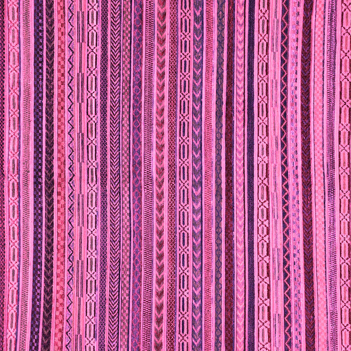 Square Machine Washable Abstract Pink Modern Rug, wshabs2306pnk