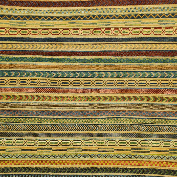 Machine Washable Abstract Yellow Rug, wshabs2306