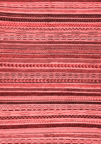 Abstract Red Modern Rug, abs2306red