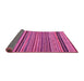 Sideview of Abstract Pink Modern Rug, abs2306pnk