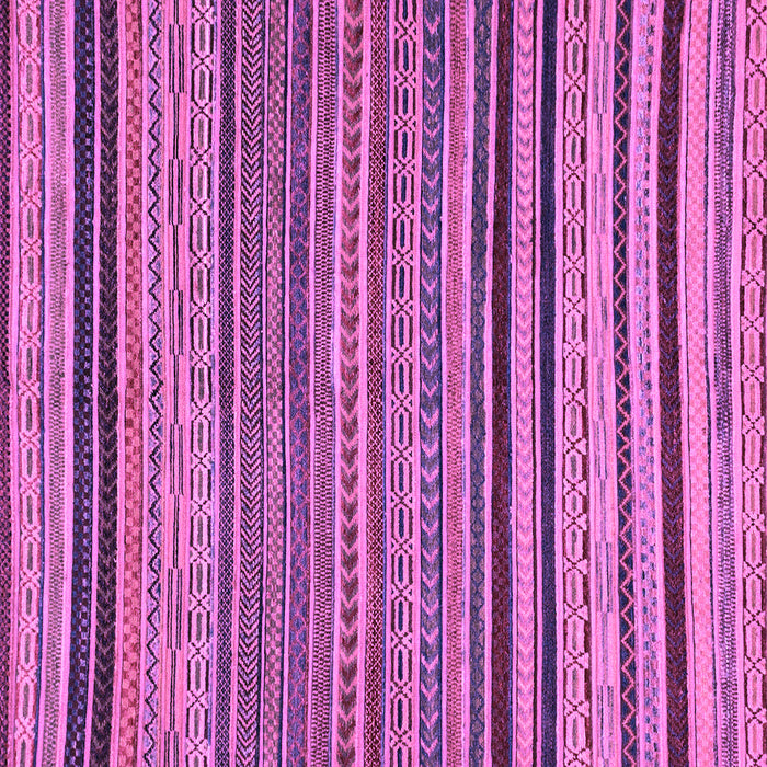 Square Machine Washable Abstract Purple Modern Area Rugs, wshabs2306pur