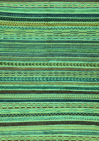 Abstract Turquoise Modern Rug, abs2306turq