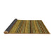 Sideview of Abstract Orange Gold Modern Rug, abs2307