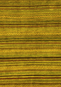 Abstract Yellow Modern Rug, abs2307yw