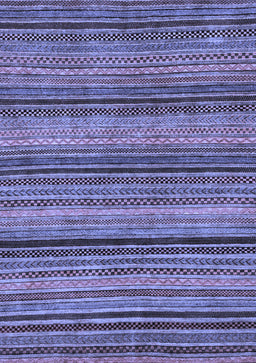 Abstract Blue Modern Rug, abs2307blu