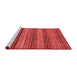 Modern Red Washable Rugs