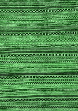 Abstract Emerald Green Modern Rug, abs2307emgrn
