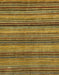 Abstract Orange Gold Modern Rug, abs2307