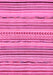 Machine Washable Abstract Pink Modern Rug, wshabs2308pnk