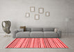 Modern Red Washable Rugs