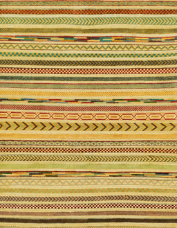 Abstract Golden Brown Yellow Modern Rug, abs2308