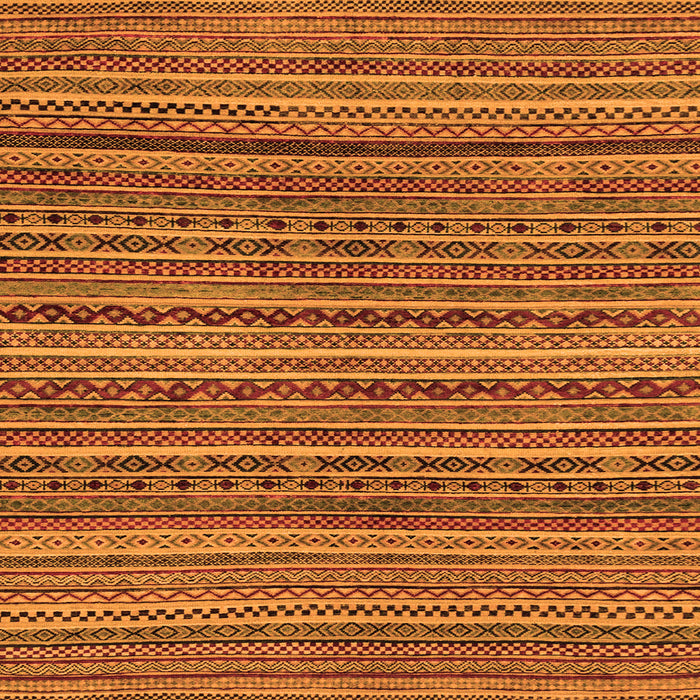 Square Abstract Orange Modern Rug, abs2309org
