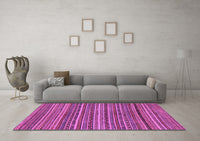 Machine Washable Abstract Purple Modern Rug, wshabs2309pur