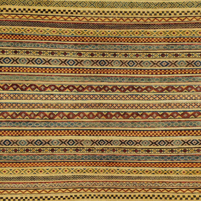 Machine Washable Abstract Yellow Rug, wshabs2309