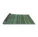 Sideview of Abstract Light Blue Modern Rug, abs2309lblu