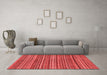 Modern Red Washable Rugs