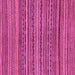 Square Abstract Pink Modern Rug, abs2309pnk