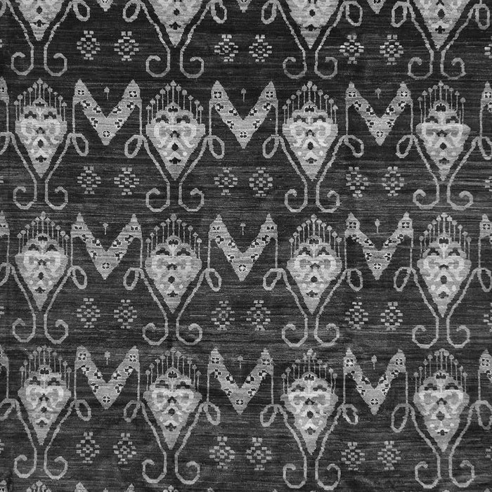 Machine Washable Abstract Gray Modern Rug, wshabs230gry