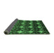 Sideview of Abstract Emerald Green Modern Rug, abs230emgrn