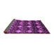 Sideview of Abstract Purple Modern Rug, abs230pur