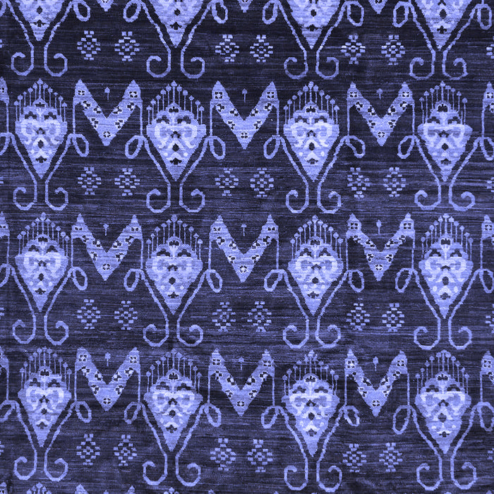 Machine Washable Abstract Blue Modern Rug, wshabs230blu