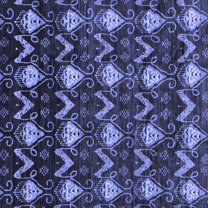 Square Machine Washable Abstract Blue Modern Rug, wshabs230blu