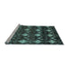 Sideview of Machine Washable Abstract Light Blue Modern Rug, wshabs230lblu