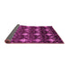 Sideview of Abstract Pink Modern Rug, abs230pnk