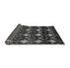 Sideview of Abstract Gray Modern Rug, abs230gry